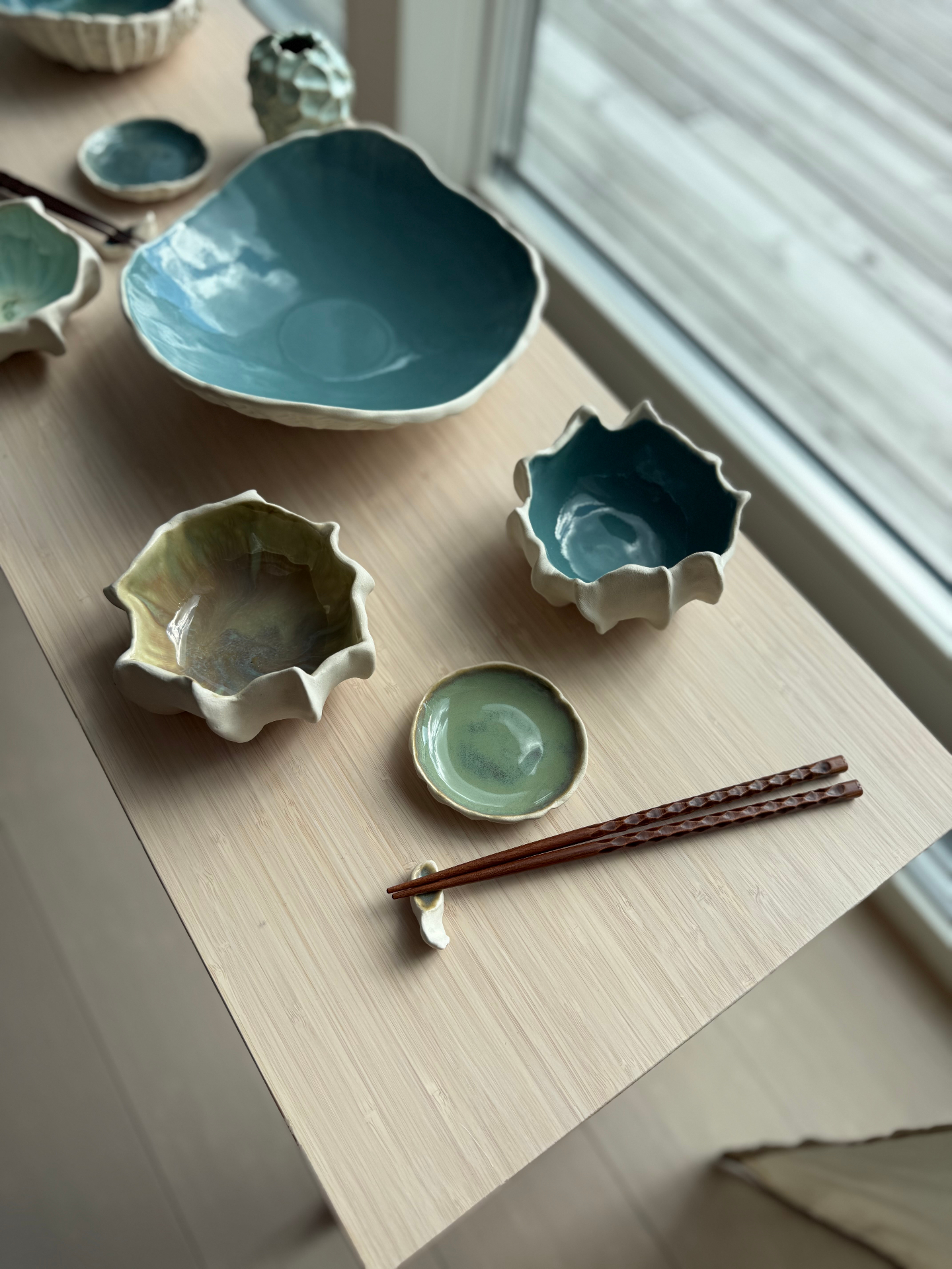 Petal Vessels — handmade stoneware ceramic by ASK Studios